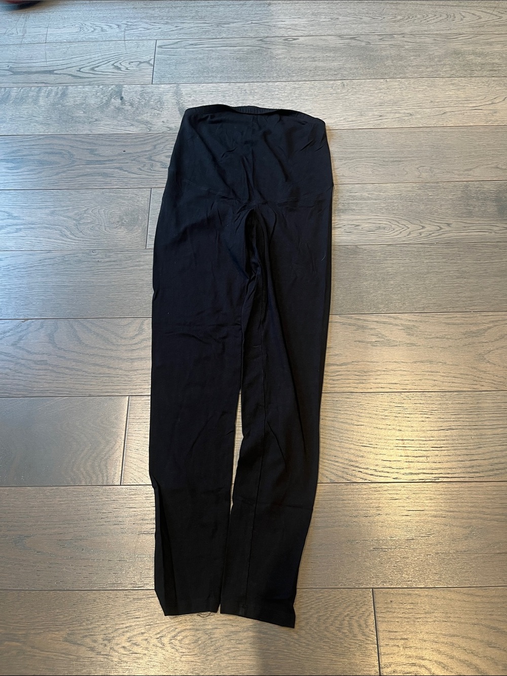 H&M MAMA Black Maternity Leggings with Supportive Waistband